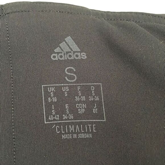 Nearly New! Adidas Black White Stripe Climalite Pants/Leggings - Size Small - Picture 12 of 12